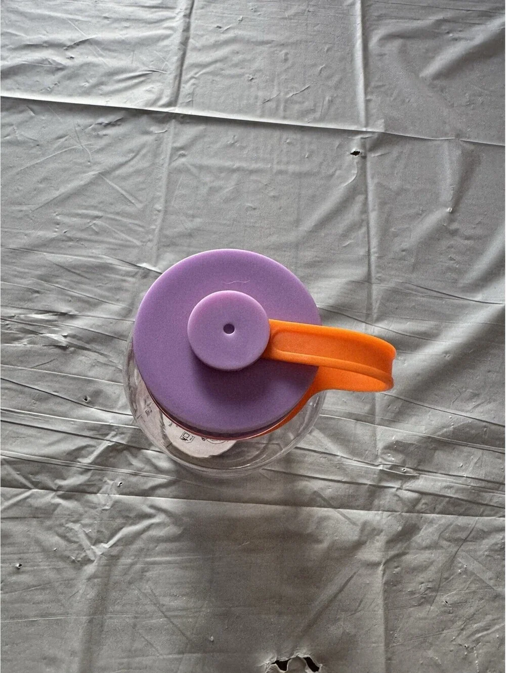 NEW Figment Water Bottle With Lid Strap Disney Parks WDW Epcot Theme Park